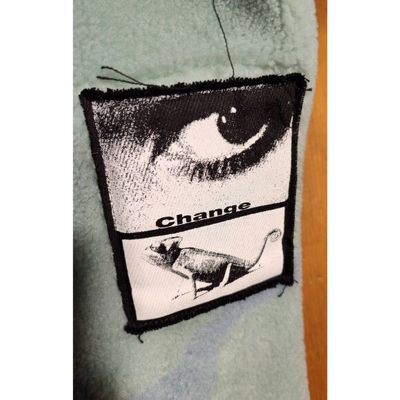 THE SHERPA DYED PATCH HOODIE BY JUNGLES WITH J FERG ART SIZE MEDIUM - Picture 2 of 14